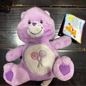 Purple Carebear Sharebear NWT